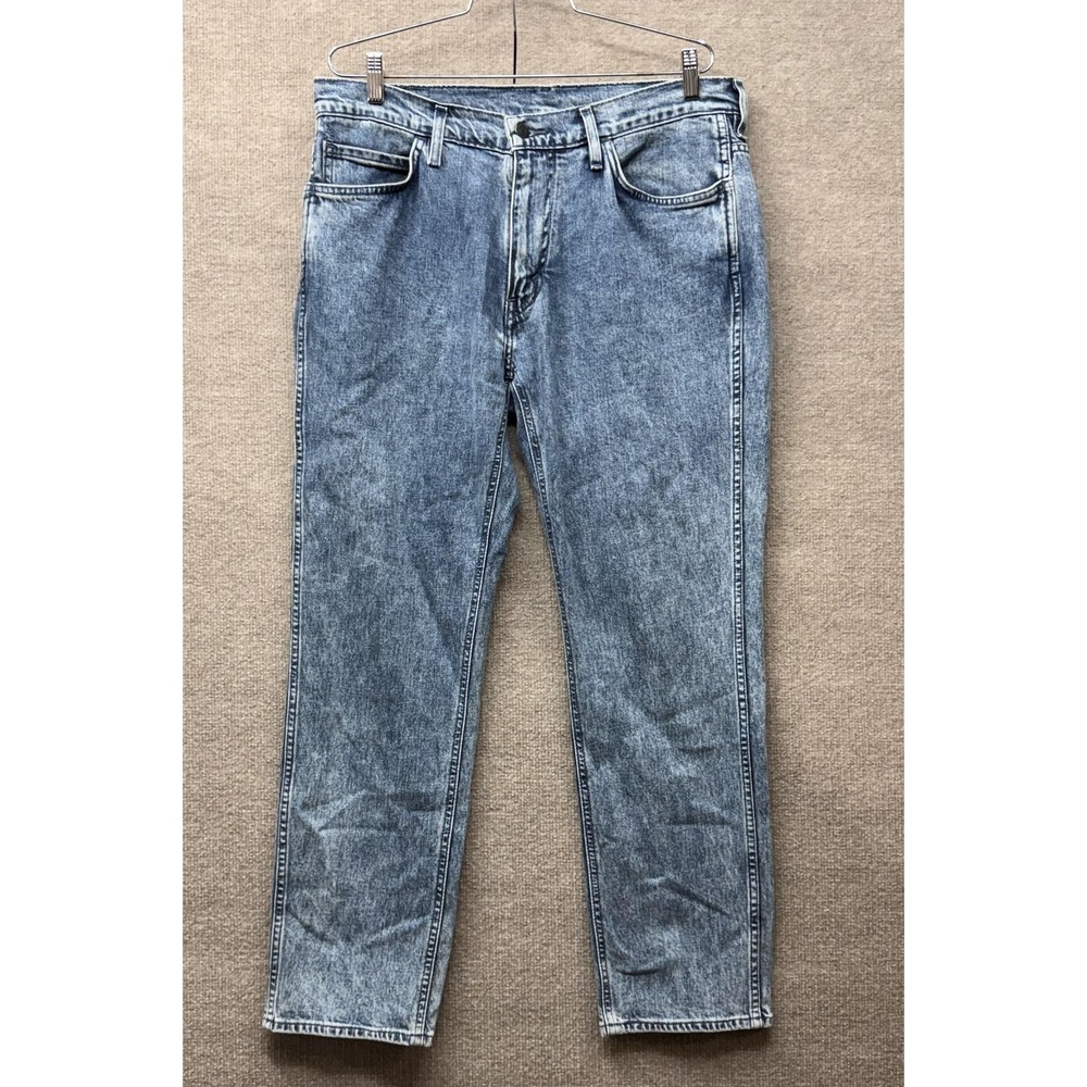 Levis 541 Black Tab Jeans Mens 33x30 Blue Acid Wash Athletic Fit Straight